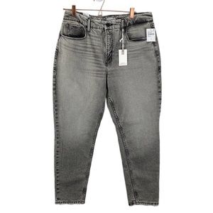 GOOD AMERICAN  Good Girlfriend High. Black, gray. Size 12/31. Inseam 29”